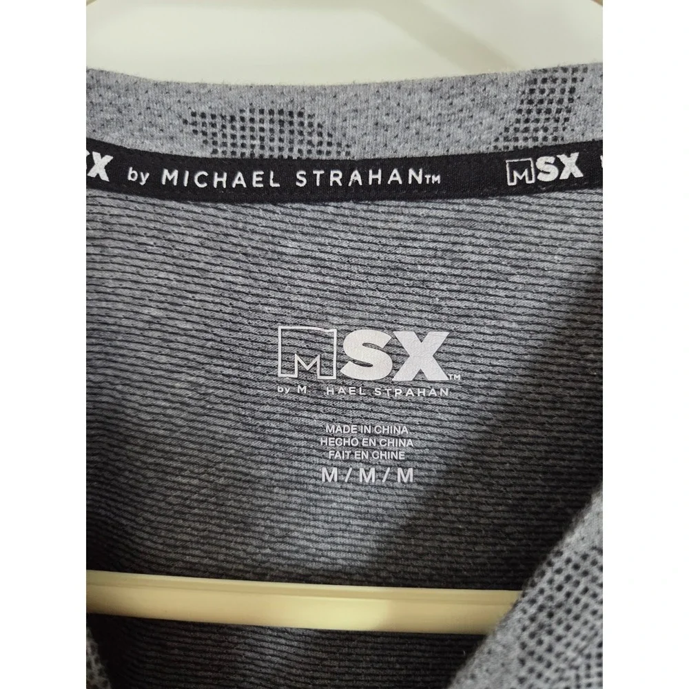 MSX by Michael Strahan Miami Dolphins Mens Grey Camo Long Sleeve Shirt Size M